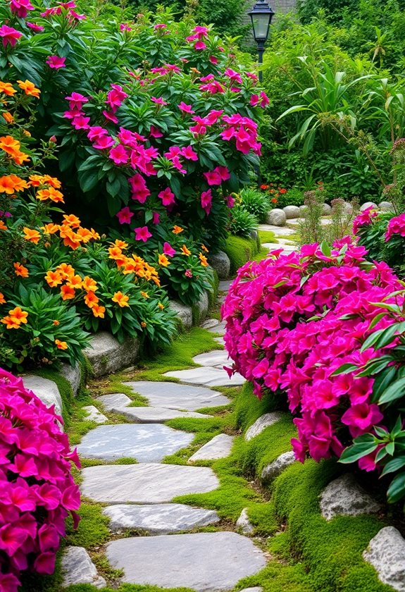 living garden pathways design