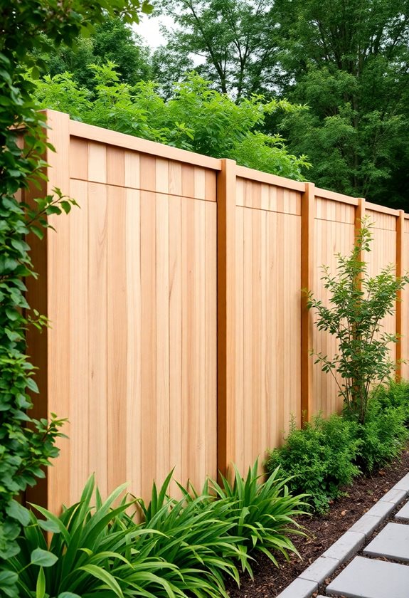 low maintenance garden fencing