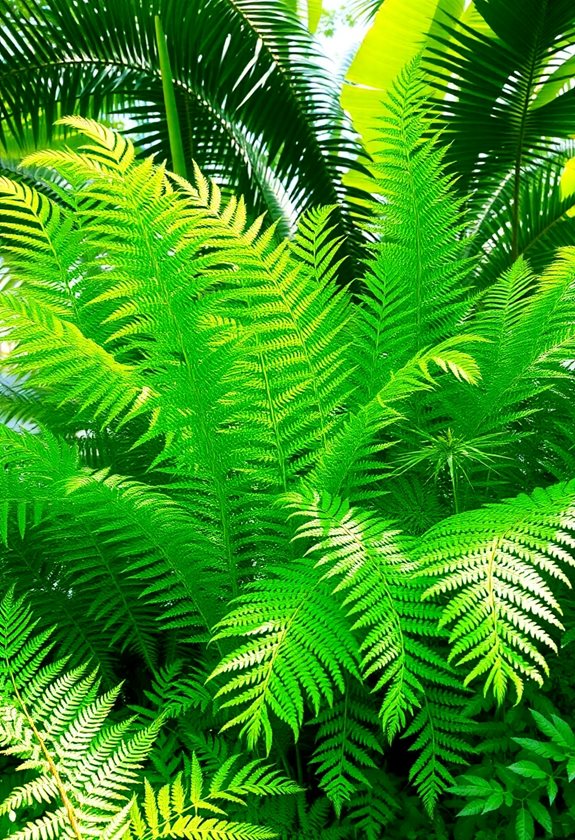 lush ferns for tranquil gardens