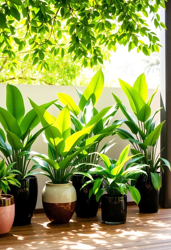 lush foliage enhances container gardening