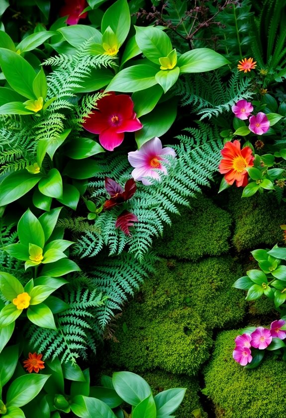 lush garden texture combinations