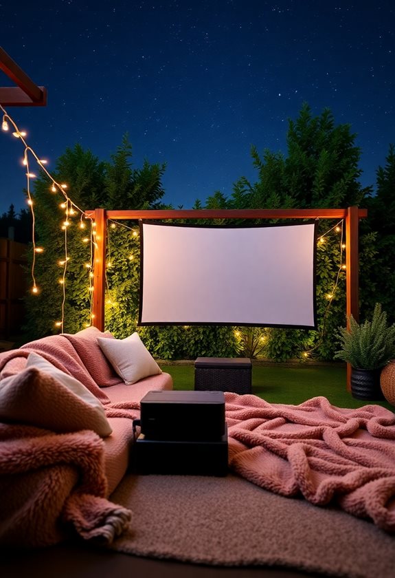 magical backyard movie experience