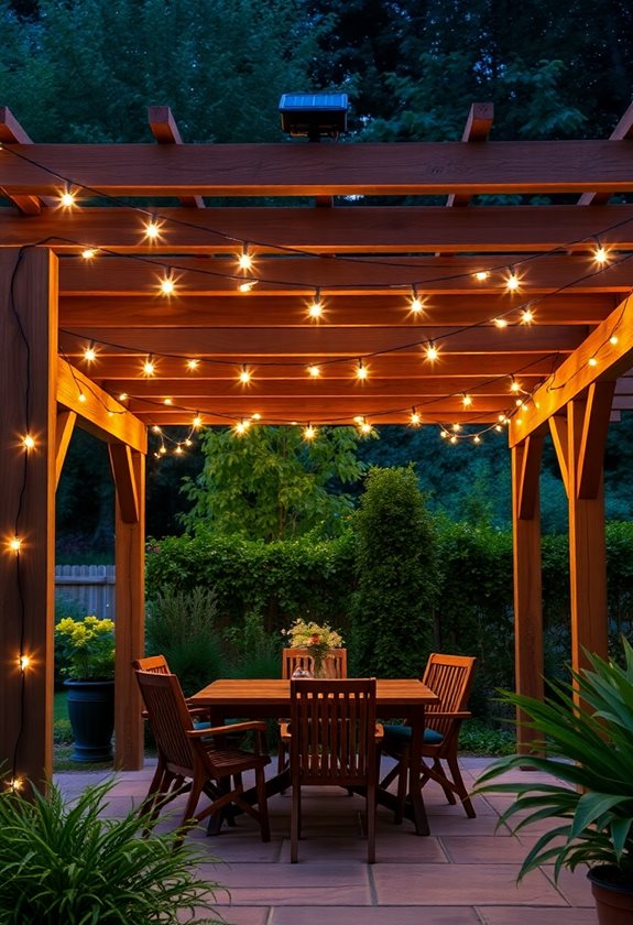 magical backyard solar lights
