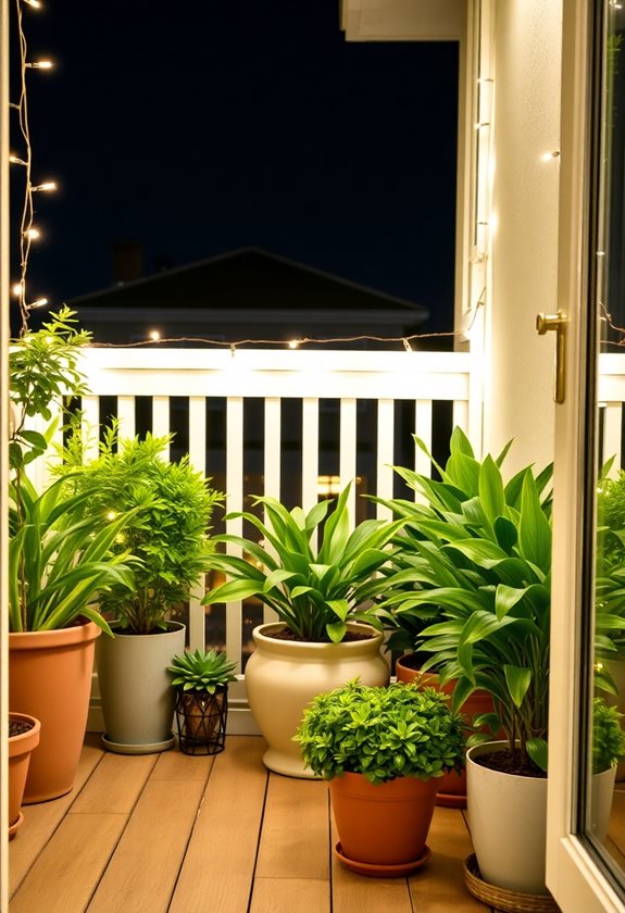 magical balcony lighting ideas