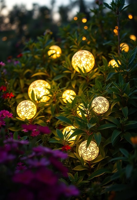 magical garden light orbs
