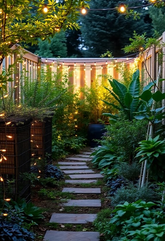 magical garden lighting ideas
