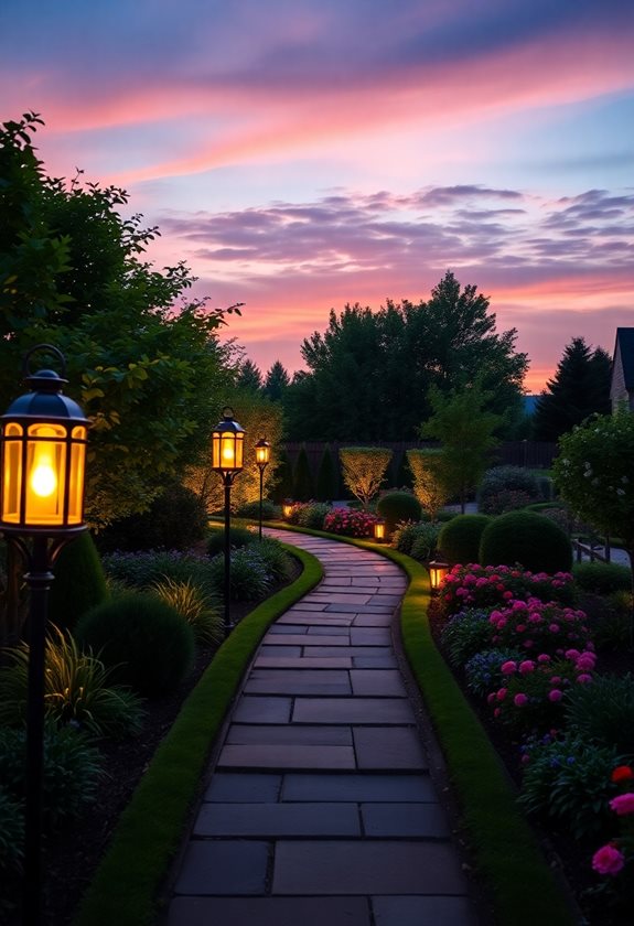 magical garden pathway lighting