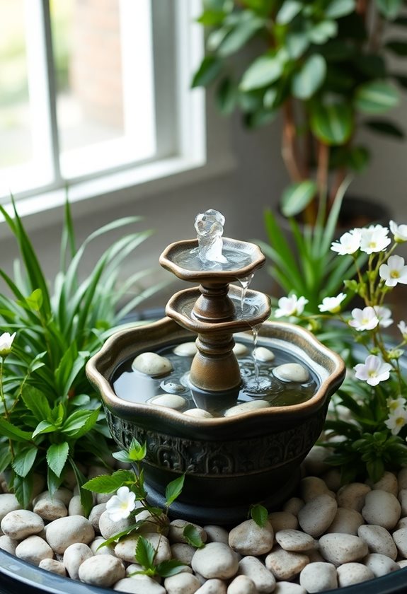 magical mini tabletop fountains