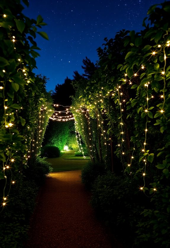 magical outdoor fairy lights