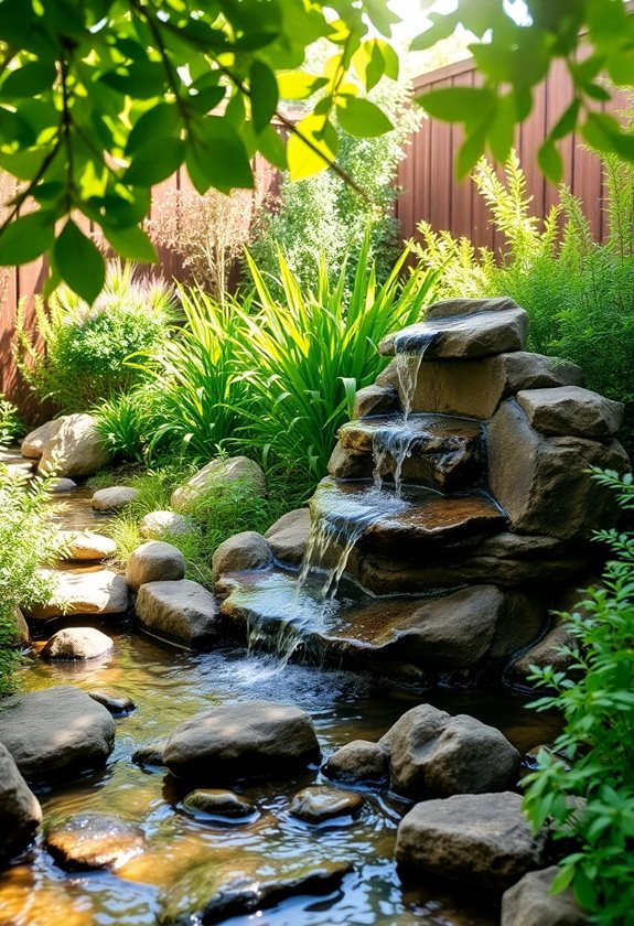 maintain bubbling rock fountain
