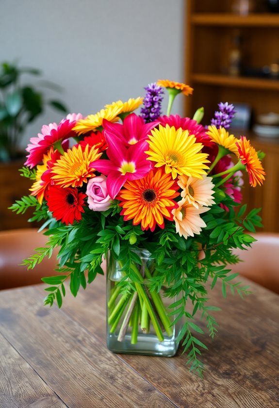 maintain vibrant flower arrangements