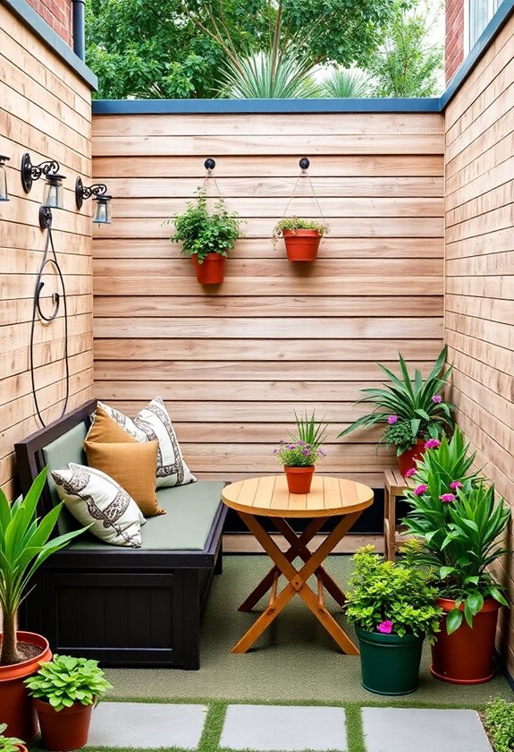 maximize enclosed garden space