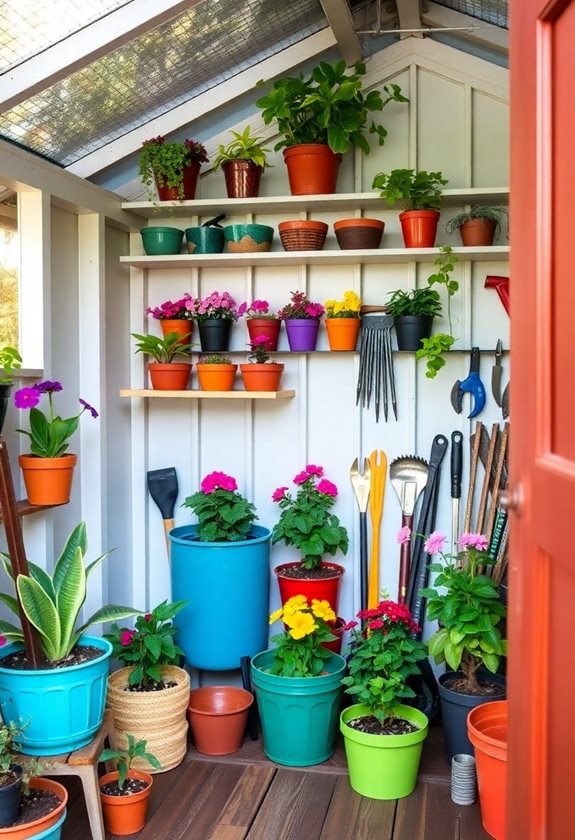 maximize garden shed functionality