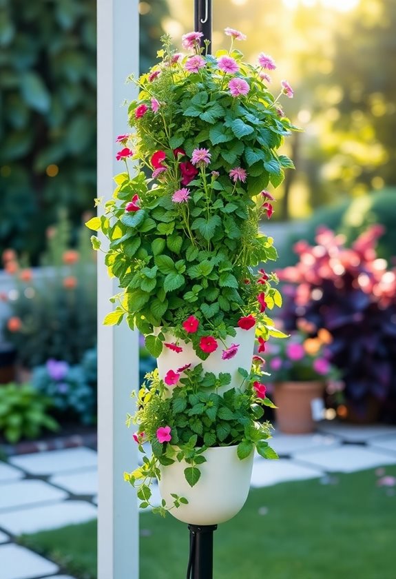 maximize garden space vertically