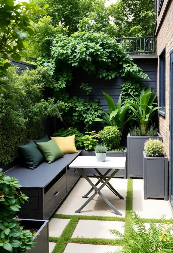 maximize small outdoor spaces
