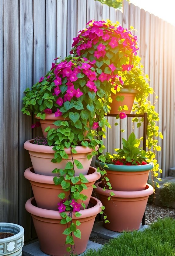 maximize vertical gardening space