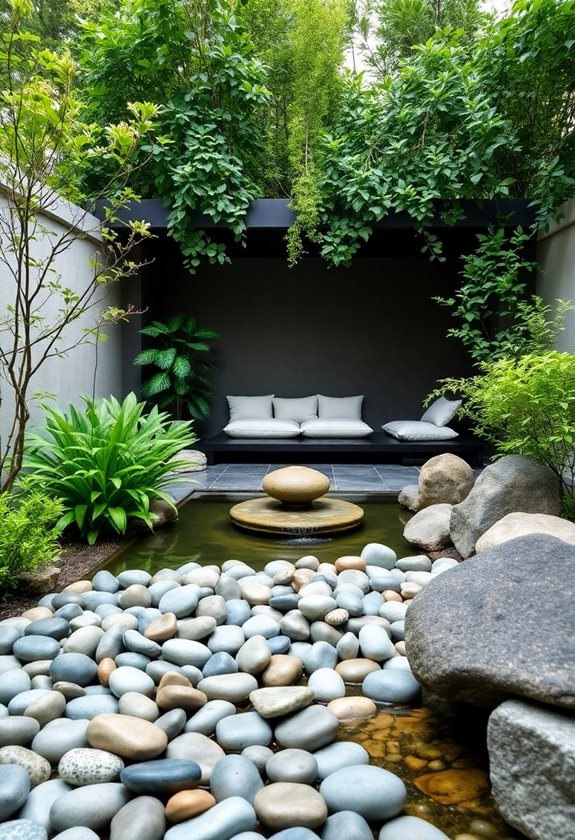 meditation friendly garden elements