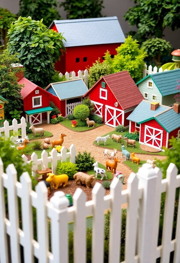 miniature farmyard for kids