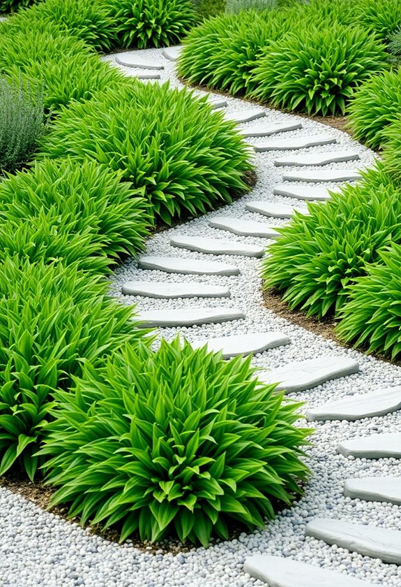 minimal maintenance garden paths