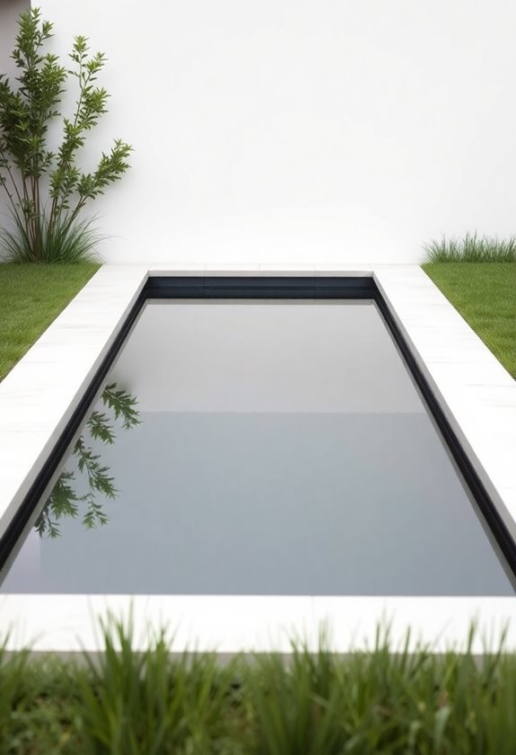 minimalist water feature options