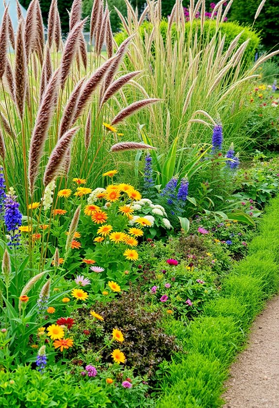 mixing textures in landscaping