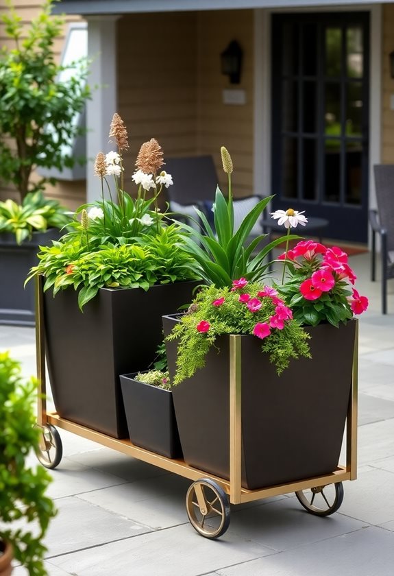 mobile garden container ideas