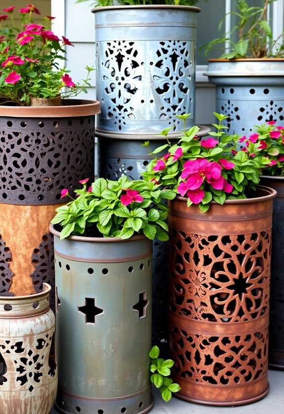 modern durable metal containers