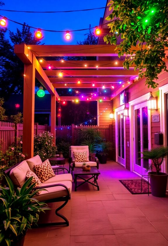 mood enhancing color lights