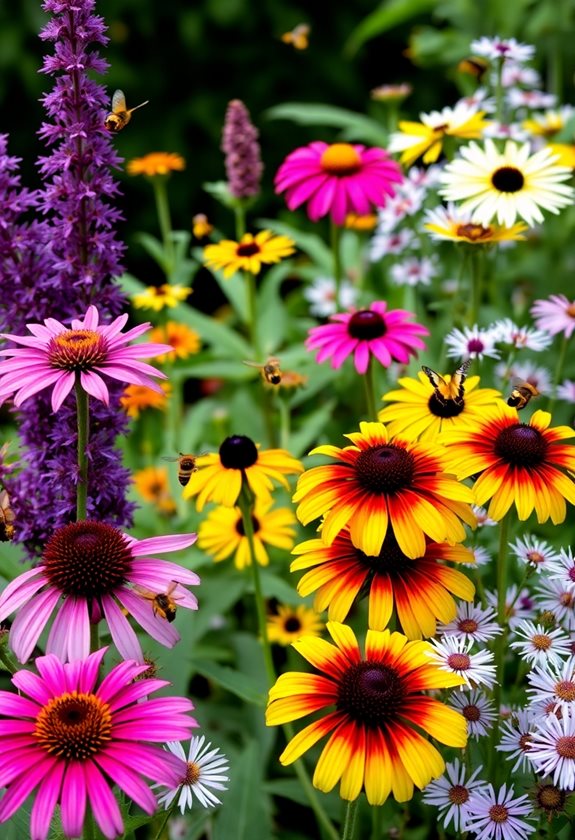 native flowers attract pollinators