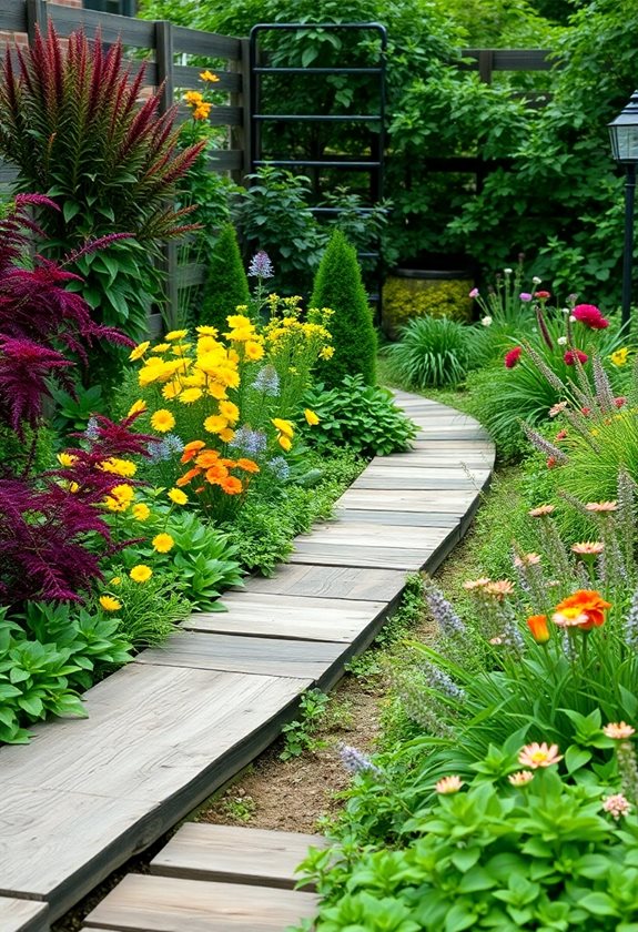 native plant garden borders