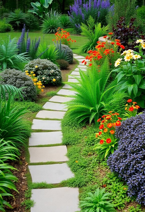 native plants for pathways