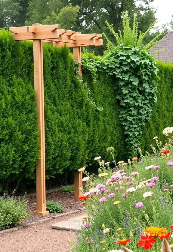 natural barriers for privacy