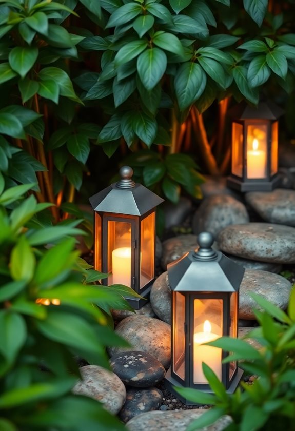 natural garden lighting ideas