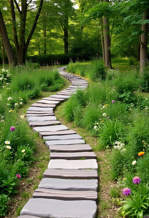 natural materials for pathways