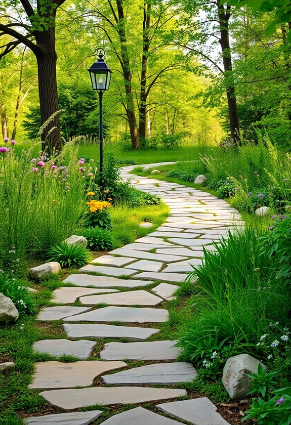 natural materials for pathways