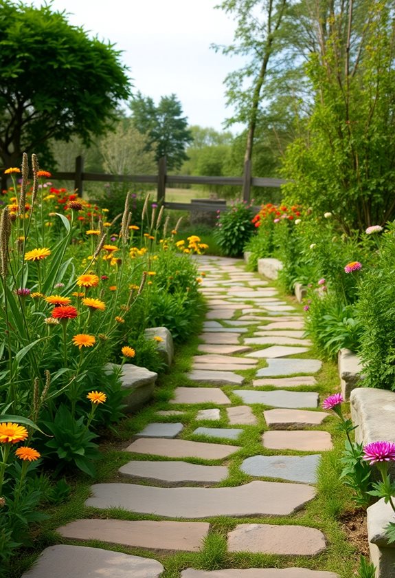 natural materials for pathways