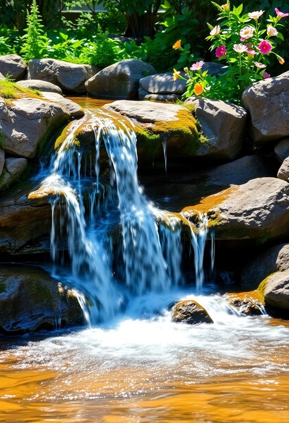 natural serene backyard oasis