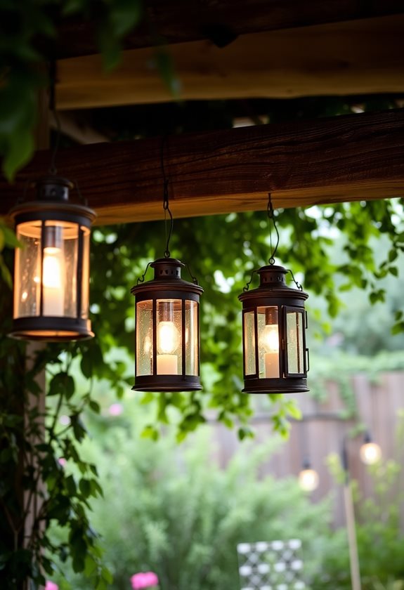 nostalgic rustic lantern ambiance
