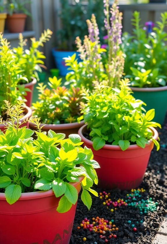 nutrient rich garden containers
