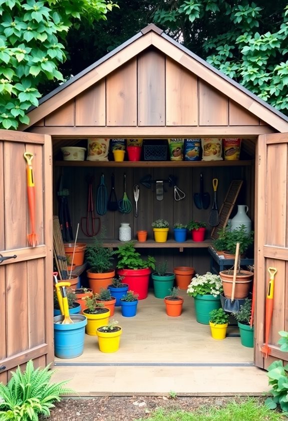 organize gardening tools effectively