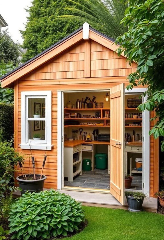 organized gardening workspace solution