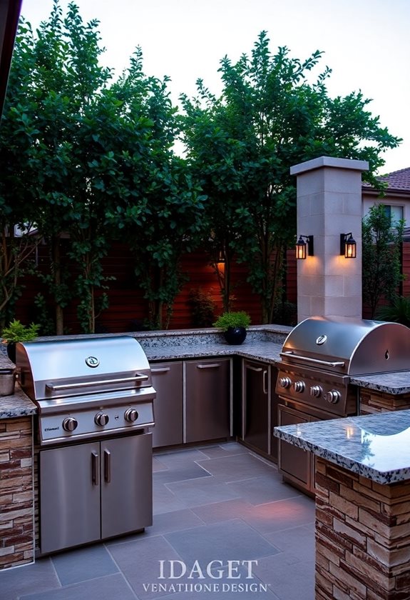 outdoor cooking and entertaining