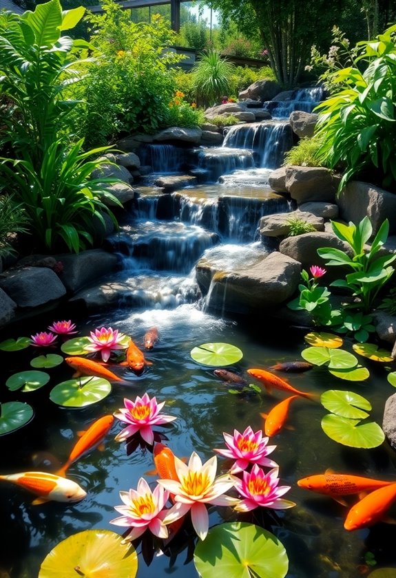 outdoor water garden ideas