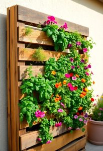 pallet vertical garden project