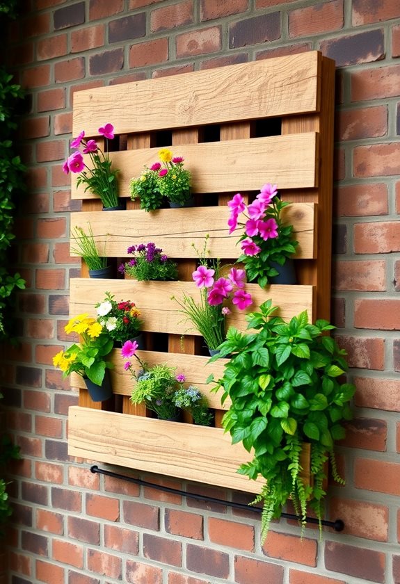 pallet vertical garden project