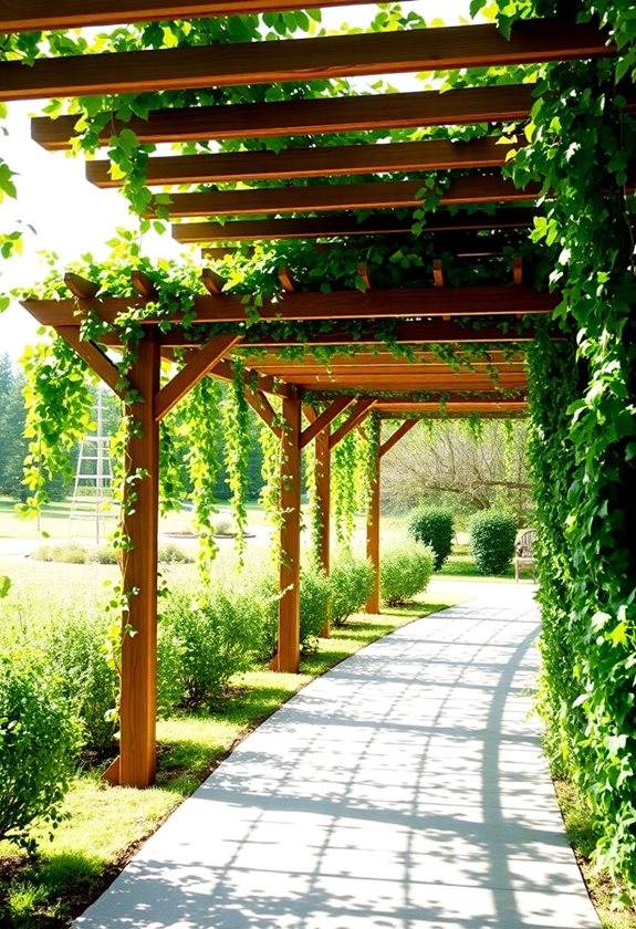 pergola design for shade