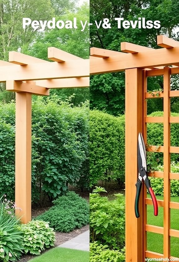 pergola installation and maintenance