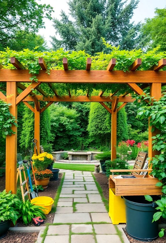 pergola maintenance and care