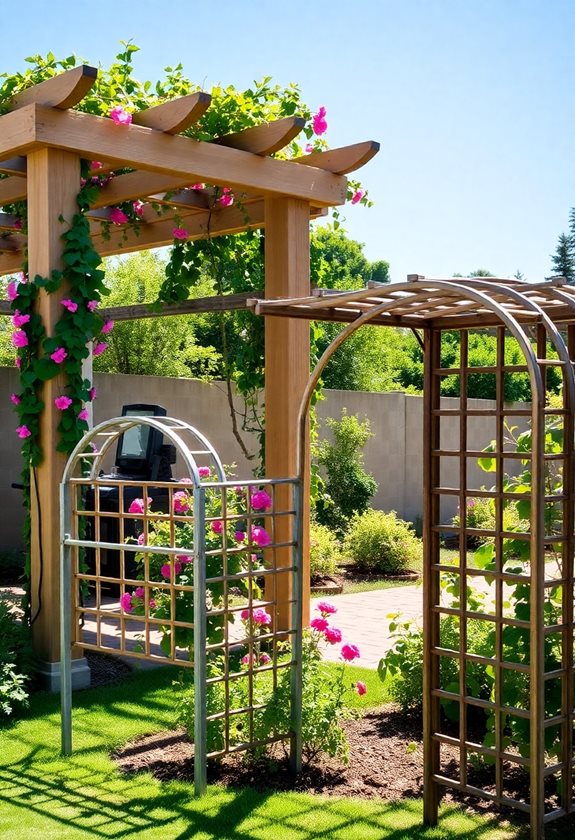 pergolas arbors and trellises