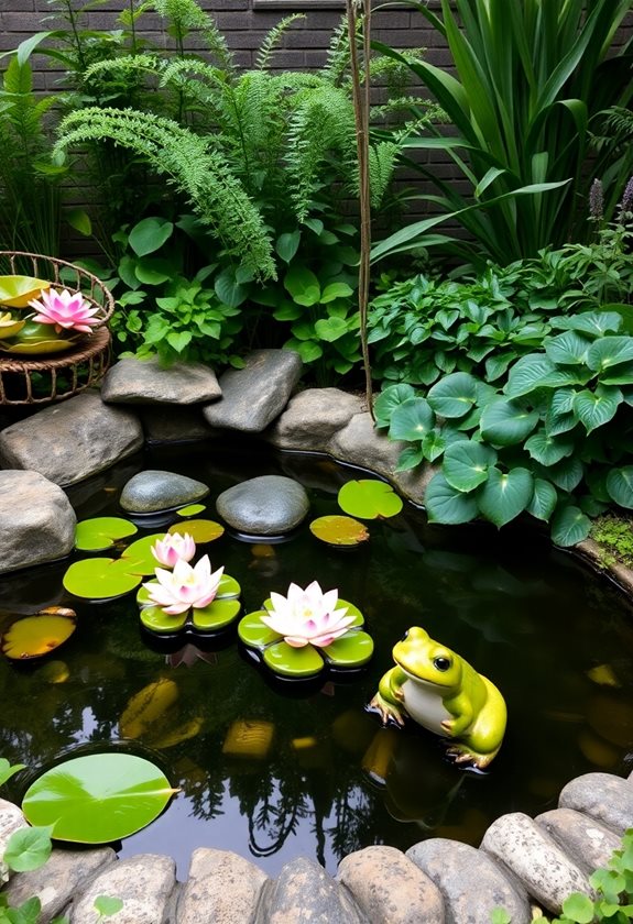 personalize your garden pond